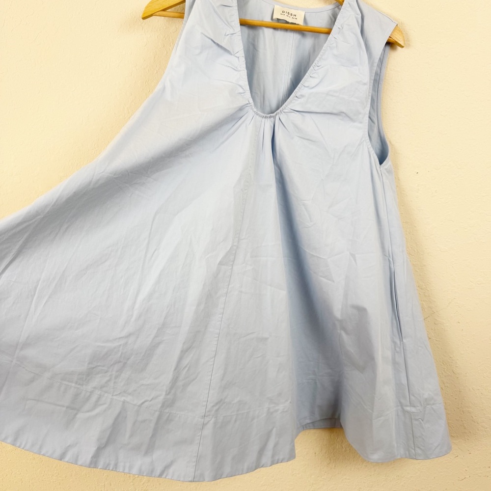 Dissh Gabby Cornflower Oversized Cotton Mini Dress Size 4 - Picture 5 of 9